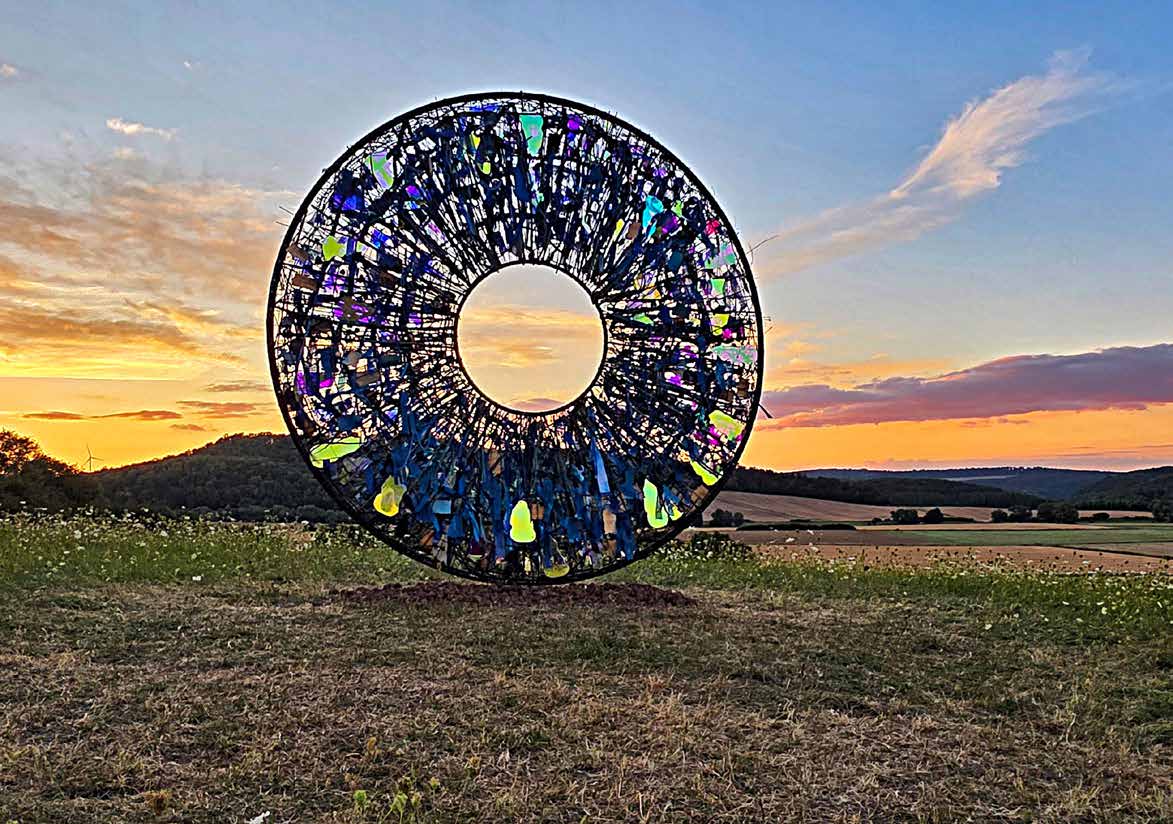 AIRIS in Zierenberg bei Sonnenuntergang